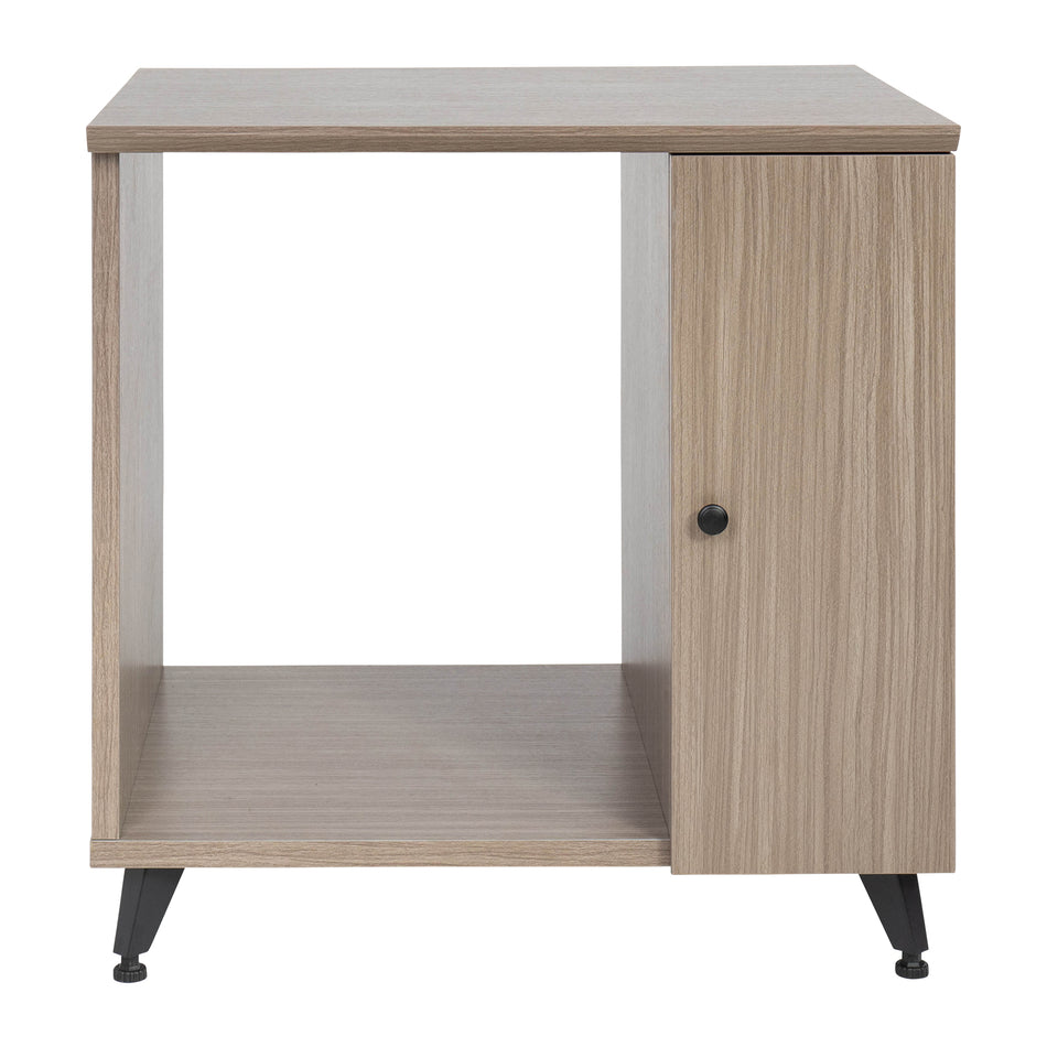 Gator Frameworks Elite Series Rolling Rack Sidecar Cabinet, Driftwood Grey