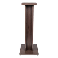 Gator Frameworks Elite Series Floor-Standing Studio Monitor Speaker Stand, Dark Walnut Brown