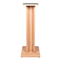 Gator Frameworks Elite Series Floor-Standing Studio Monitor Speaker Stand, Natural Maple Matte