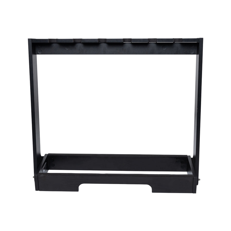 Gator Frameworks GFW-GTR-WD6RK-BLK Wooden Guitar Rack for Up to 6 Guitars, Black