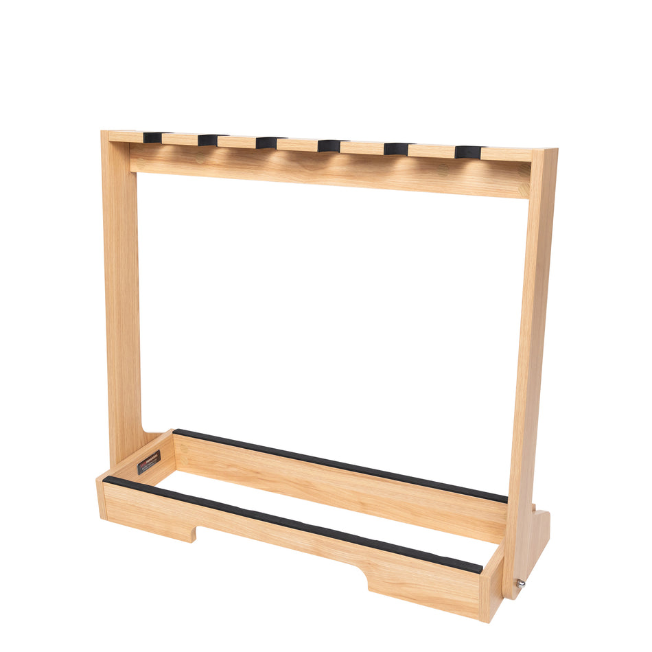 Gator Frameworks GFW-GTR-WD6RK-MPL Wooden Guitar Rack for Up to 6 Guitars, Maple