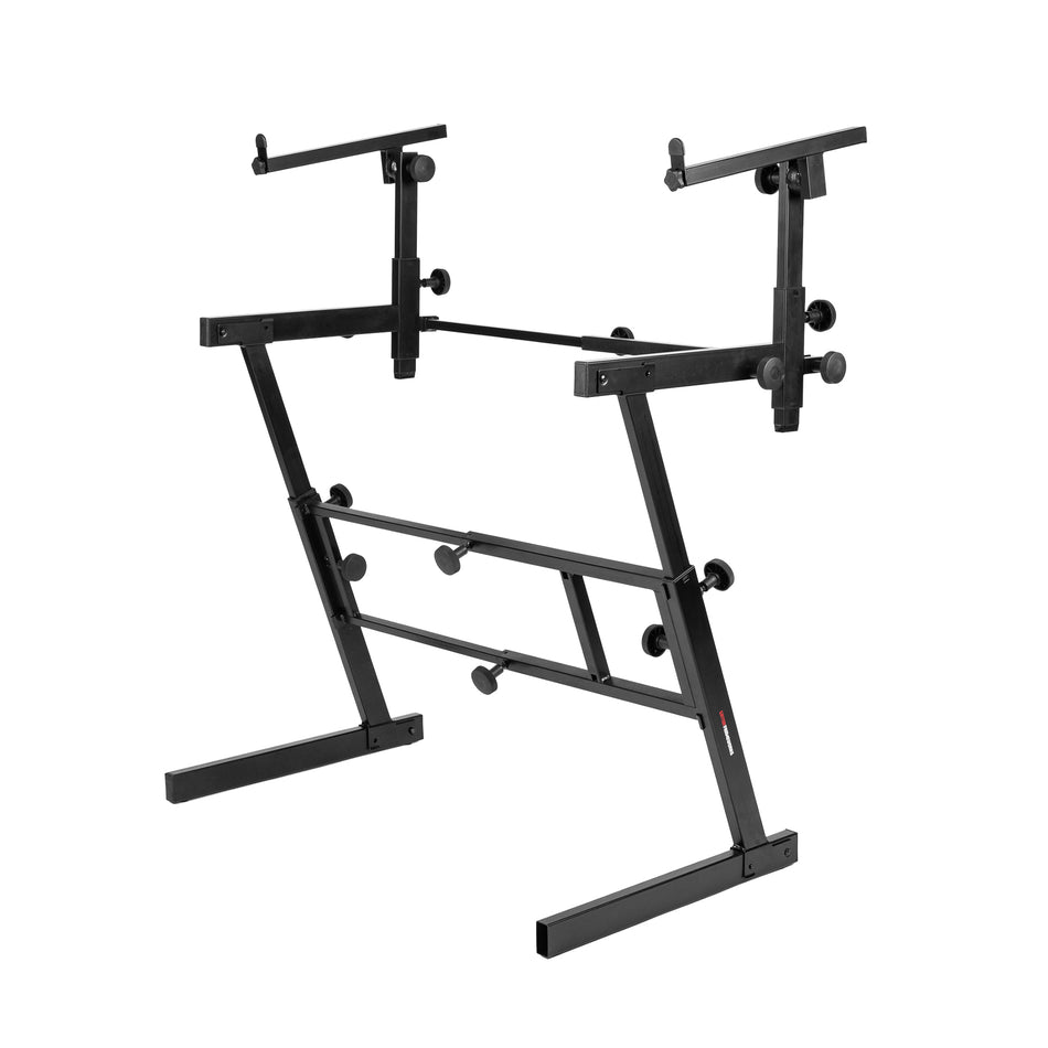 Gator Frameworks GFW-KEY-Z2000 Adjustable Z-Style Keyboard Stand with 2nd Tier