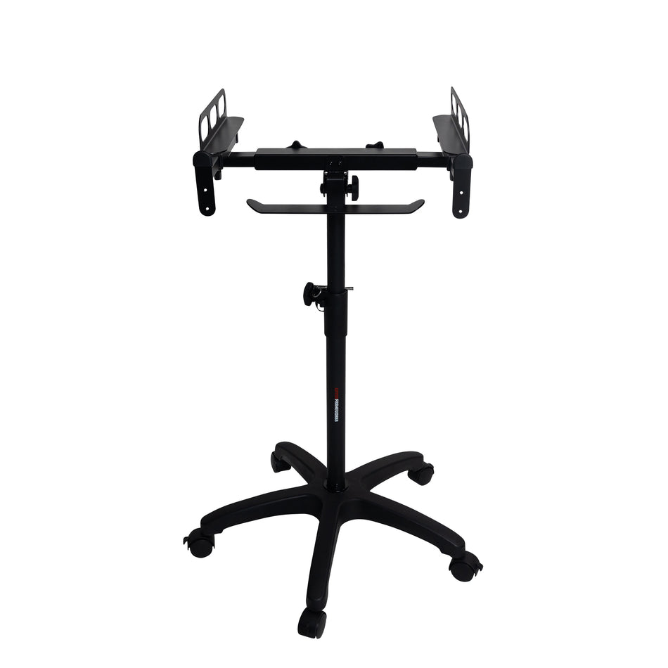Gator Frameworks GFW-MIXERCART-0400 Height and Angled Adjustable Wheeled Mixer Stand