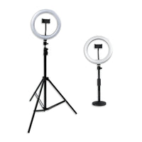 Gator Frameworks GFW-RINGLIGHTSET Set Of Two Stands, Ring Lights & Phone Holders