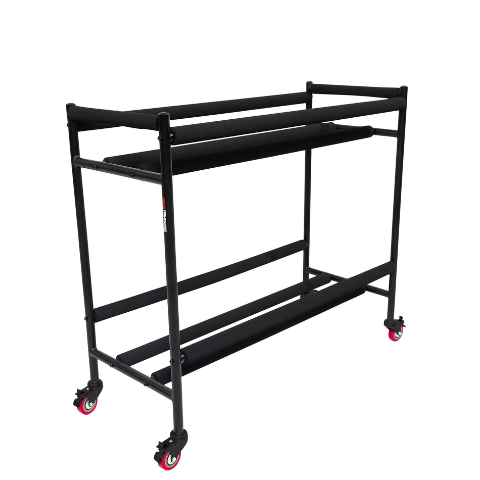 Gator Frameworks GFW-SDRACK-T2 Two-Tier Snare Rack with Locking Casters