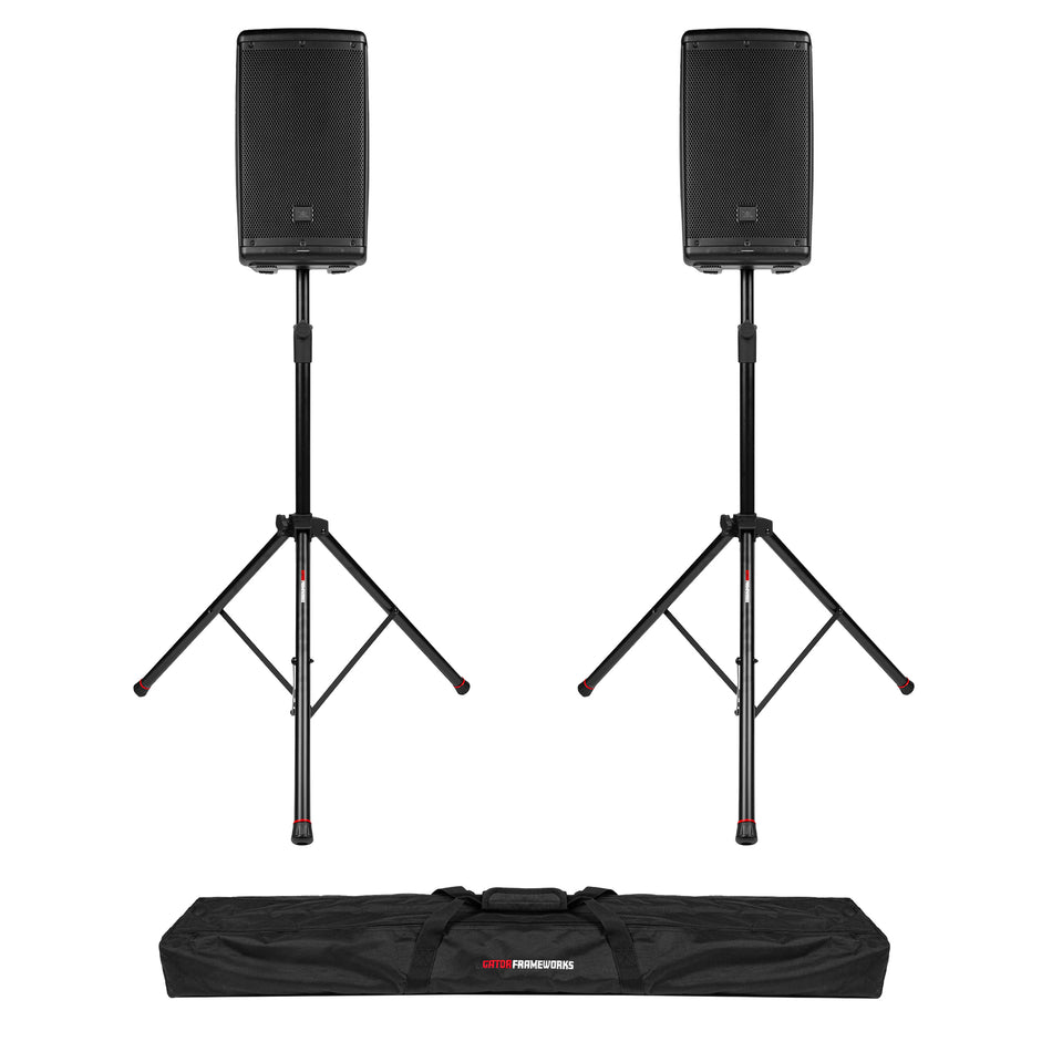 Gator Frameworks GFW-SPK-3000SET Pair of GFW-SPK-3000 Speaker Stands with Carry Bag