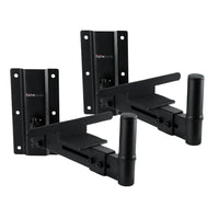 Gator Frameworks GFW-SPK-WM100 Pair of Wall Mount Speaker Stands, Black