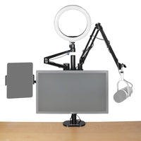Gator Frameworks GFW-STREAMSTAND Content Creation Desk Mount Stand