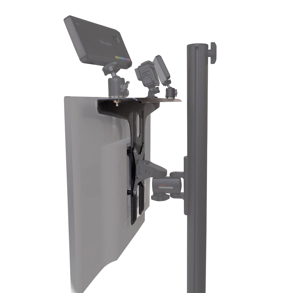 Gator Frameworks GFWMONITORSHELF Universal VESA Mount Accessory Shelf