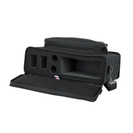Gator Dual Wireless Case for Audio-Technica ATW-R2100a, ATW-R250, ATW-R3100b, ATW-R800 Systems