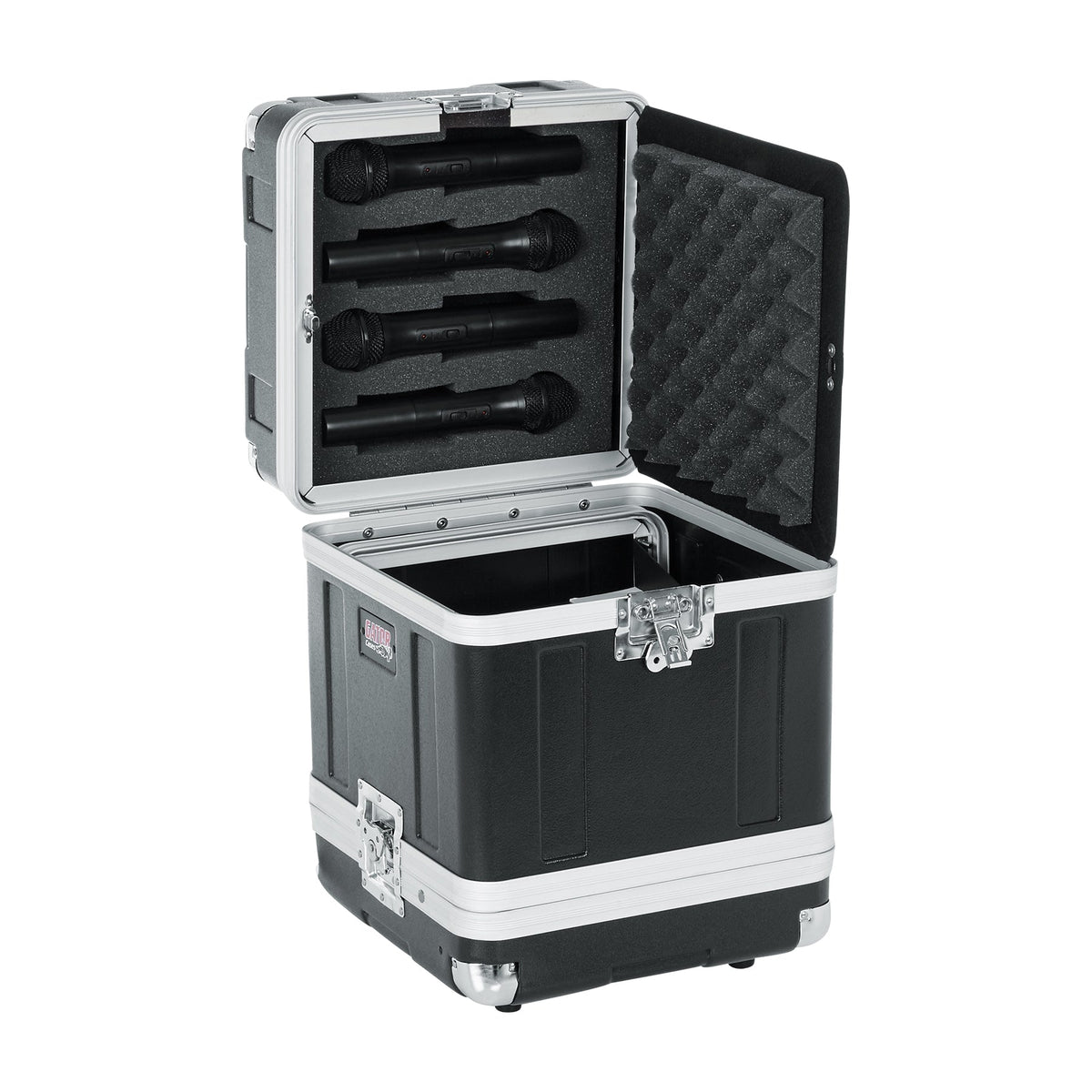 Gator 4-System Case for Gemini UHF-4100HL, UHF-4100M, UHF-4200HL, UHF-4200M Systems