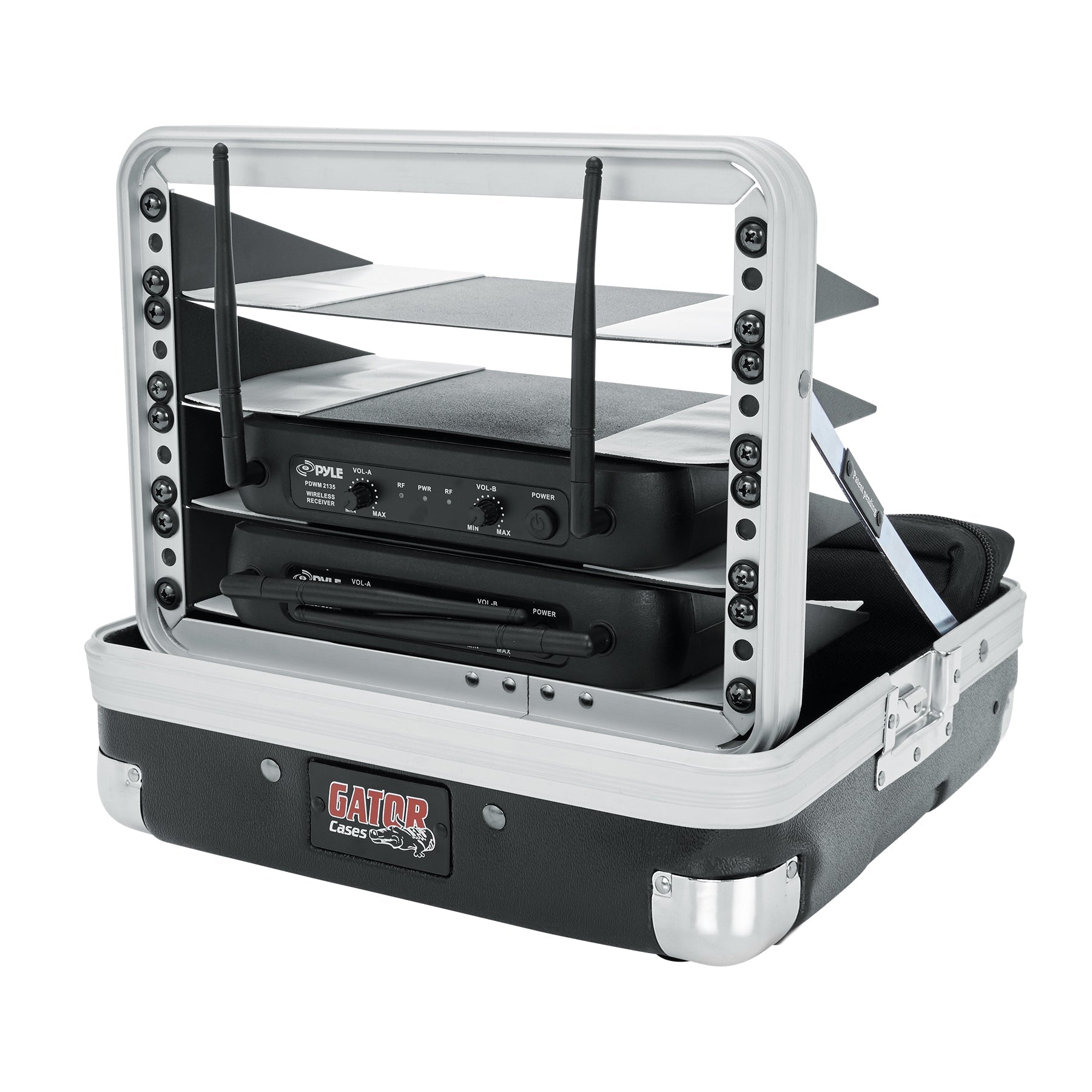 Gator 4-System Case for AKG HUB 4000 Q, IVM 4, PS 4000 W, PSU 4000 Systems