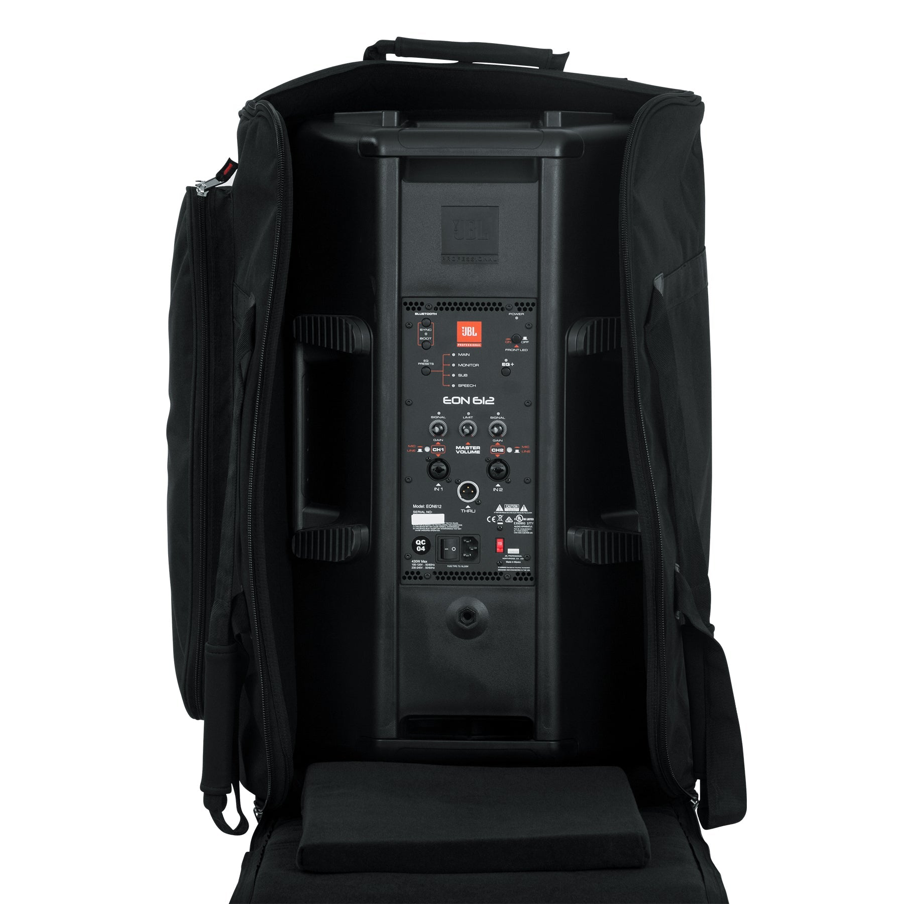 Gator Rolling Speaker Bag for Yamaha C112V, CM12V