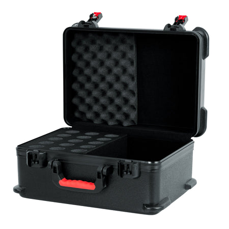 Gator 15 Mic Travel Case for Shure PG57, PG58, PGA57, PGA8, SM57, SM58, SM58S