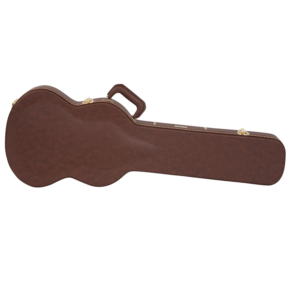 Gator Cases GW-SG-BROWN Gibson SG Guitar Deluxe Wood Case, Brown