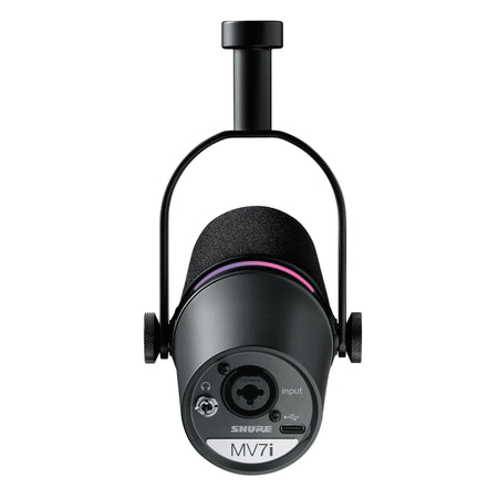 Shure MV7i Smart Microphone & Interface bundle with SM58 Microphone & XLR Cable