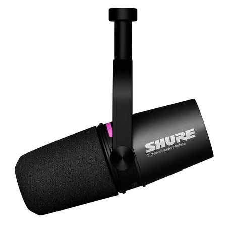 Shure MV7i Smart Microphone & Interface bundle with Samson SR350 Headphones