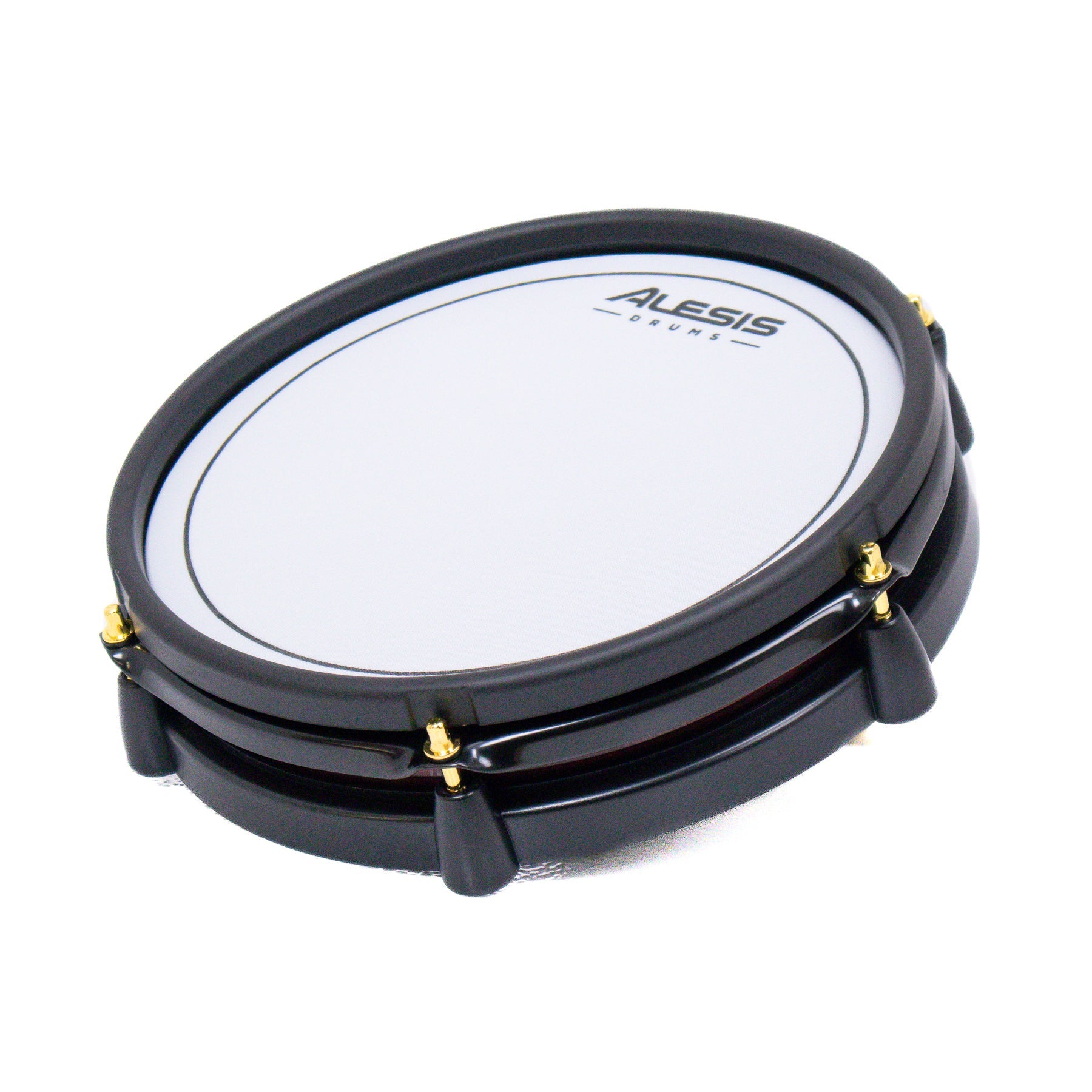 Alesis 10" Dual-Zone White/Red Mesh Drum Pad for DM10 X, DM10 X Mesh, Strata Prime