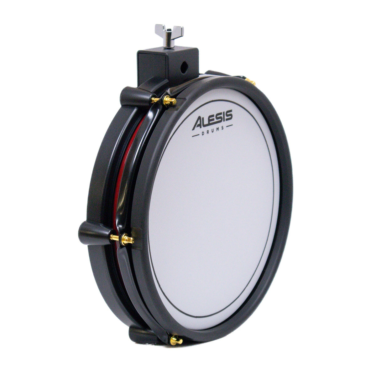 Alesis 10" Dual-Zone White/Red Mesh Drum Pad for DM10 X, DM10 X Mesh, Strata Prime
