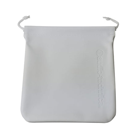Audio-Technica White Storage Pouch for ATH-M40X, ATH-M40XMG, ATH-M50, ATH-M50RD Headphones