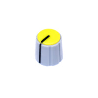 Focusrite 15MM Gray Knob with Yellow Cap for ISA One, ISA 220 ISA 430, ISA 430 MKII