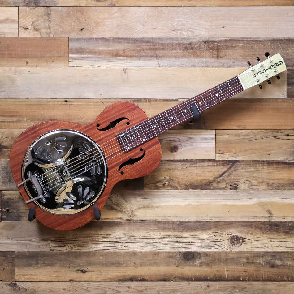 Open Box Gretsch G9210 Boxcar Square-Neck Mahogany Body Resonator Guitar, Natural