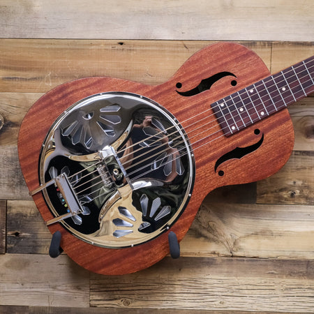 Open Box Gretsch G9210 Boxcar Square-Neck Mahogany Body Resonator Guitar, Natural