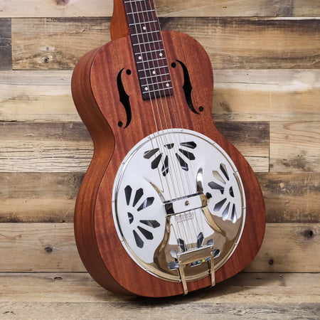 Open Box Gretsch G9210 Boxcar Square-Neck Mahogany Body Resonator Guitar, Natural