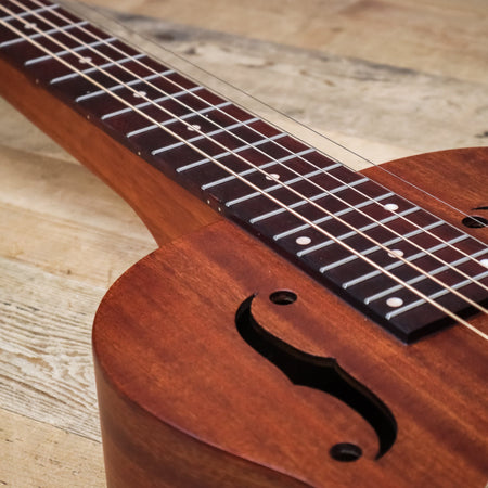 Open Box Gretsch G9210 Boxcar Square-Neck Mahogany Body Resonator Guitar, Natural