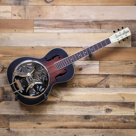 Open Box Gretsch G9220 Bobtail Round-Neck Acoustic-Electric Resonator Guitar, 2-Color Sunburst