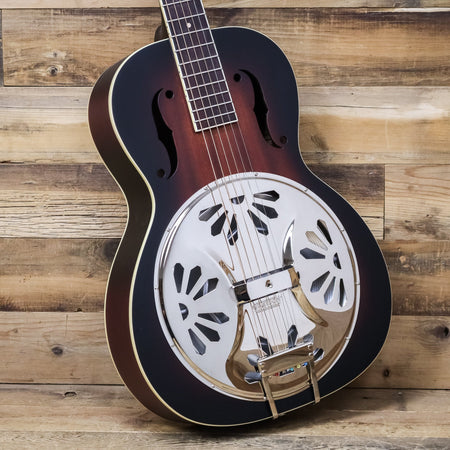 Open Box Gretsch G9220 Bobtail Round-Neck Acoustic-Electric Resonator Guitar, 2-Color Sunburst