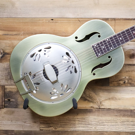 Open Box Gretsch G9202 Honey Dipper Special Round-Neck Resonator Guitar, Bell Bronze
