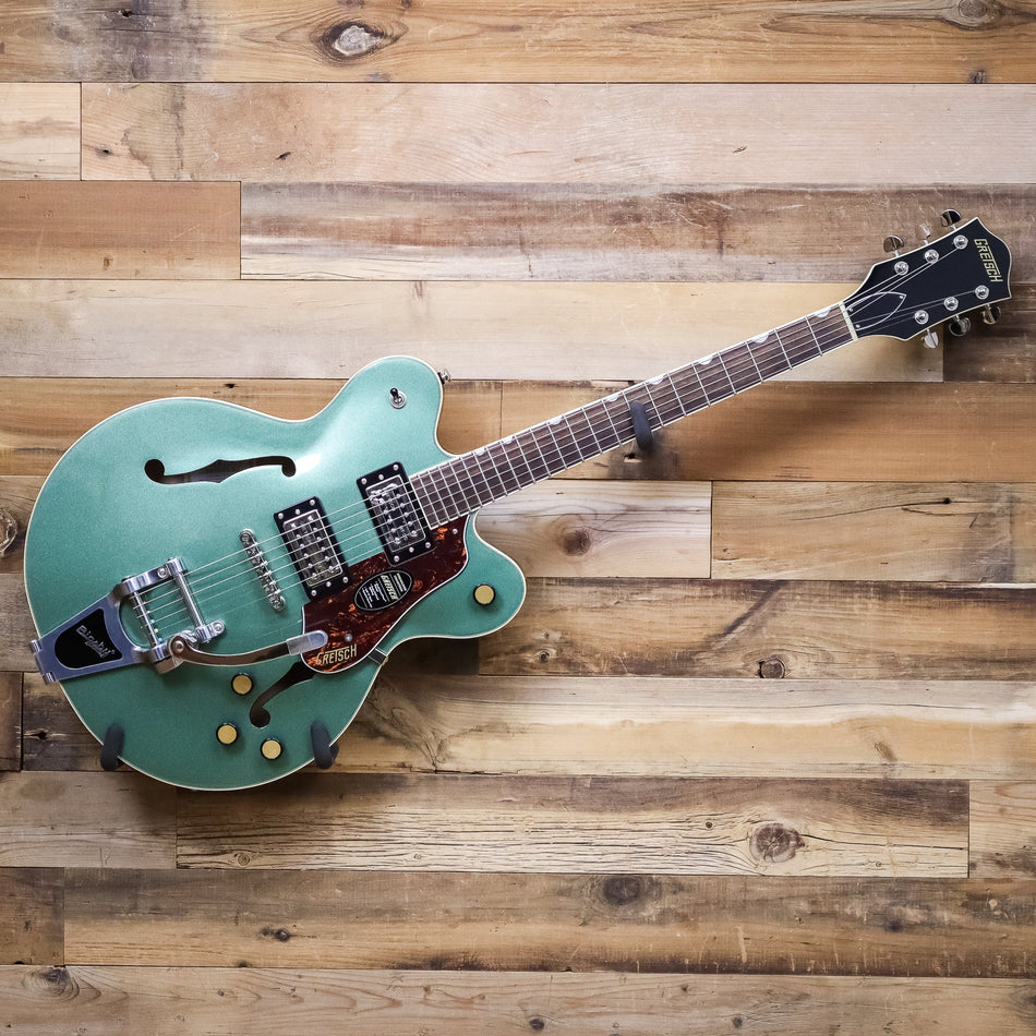 Open Box Gretsch G2622T Streamliner Center Block with Bigsby, Broad’Tron BT-3S Pickups, Steel Olive