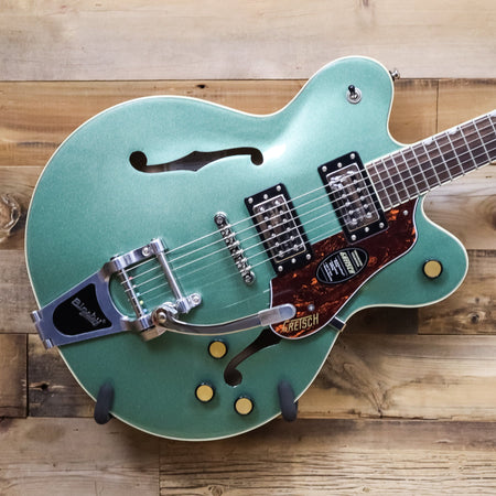 Open Box Gretsch G2622T Streamliner Center Block with Bigsby, Broad’Tron BT-3S Pickups, Steel Olive