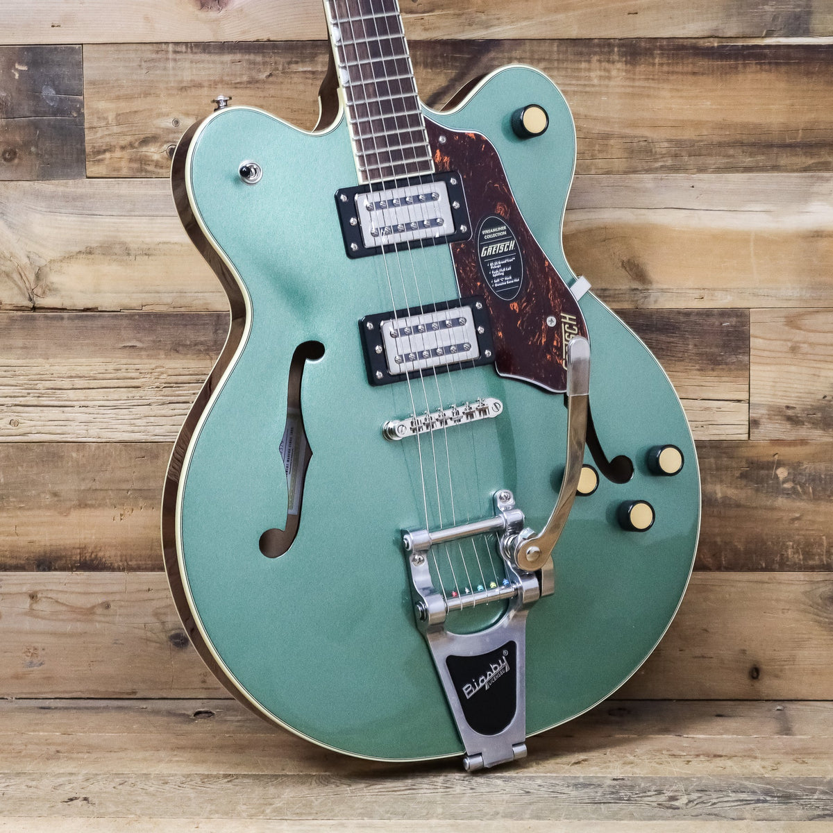 Open Box Gretsch G2622T Streamliner Center Block with Bigsby, Broad’Tron BT-3S Pickups, Steel Olive