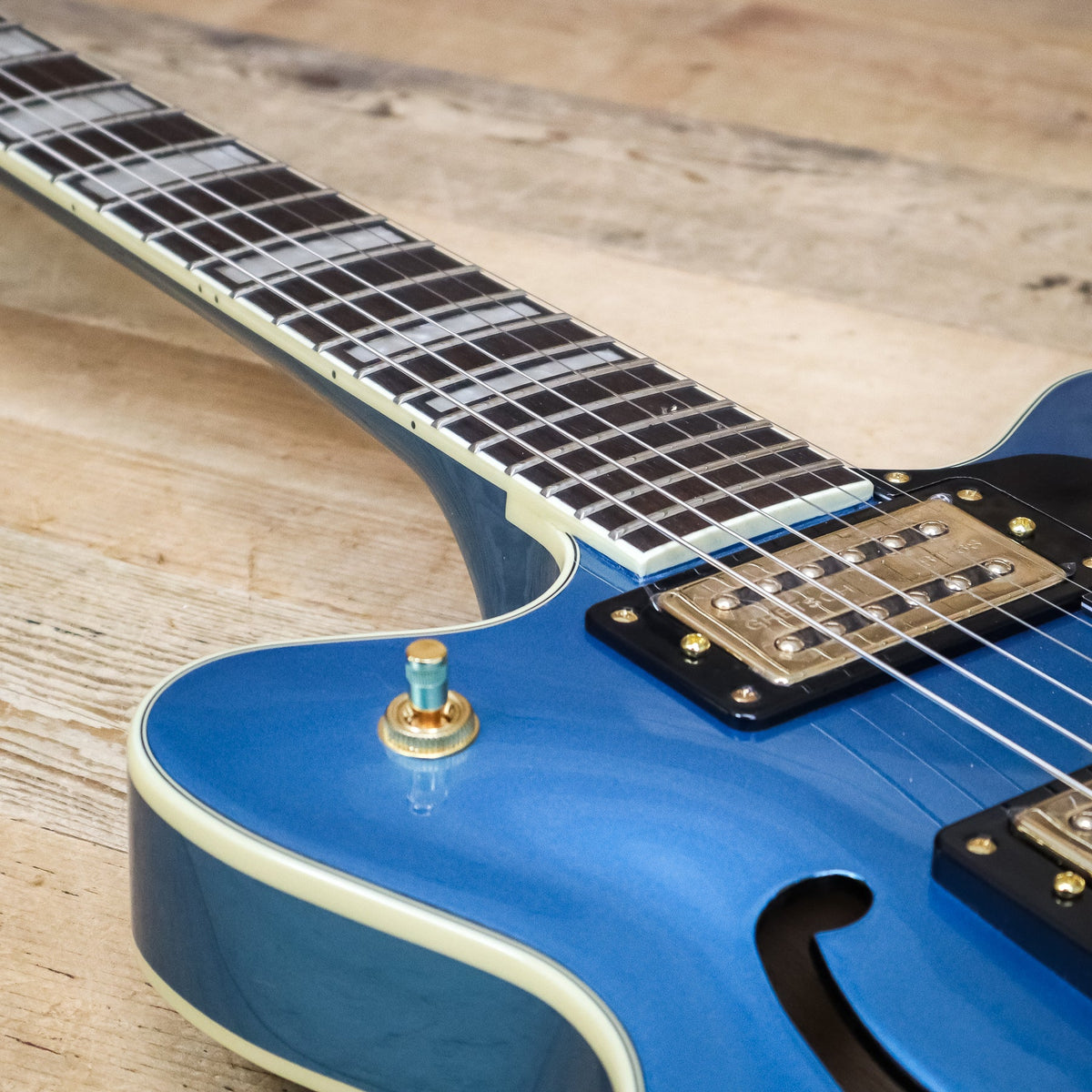 Open Box Gretsch G2655TG Streamliner Center Block Jr. Double-Cut with Bigsby LTD, Riviera Blue