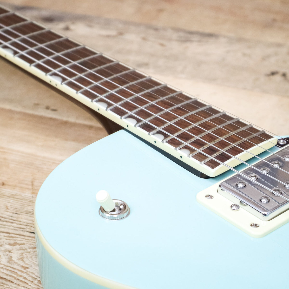 Open Box Gretsch Streamliner Jet Club Single-Cut Solid Body with Wraparound, Mint Metallic