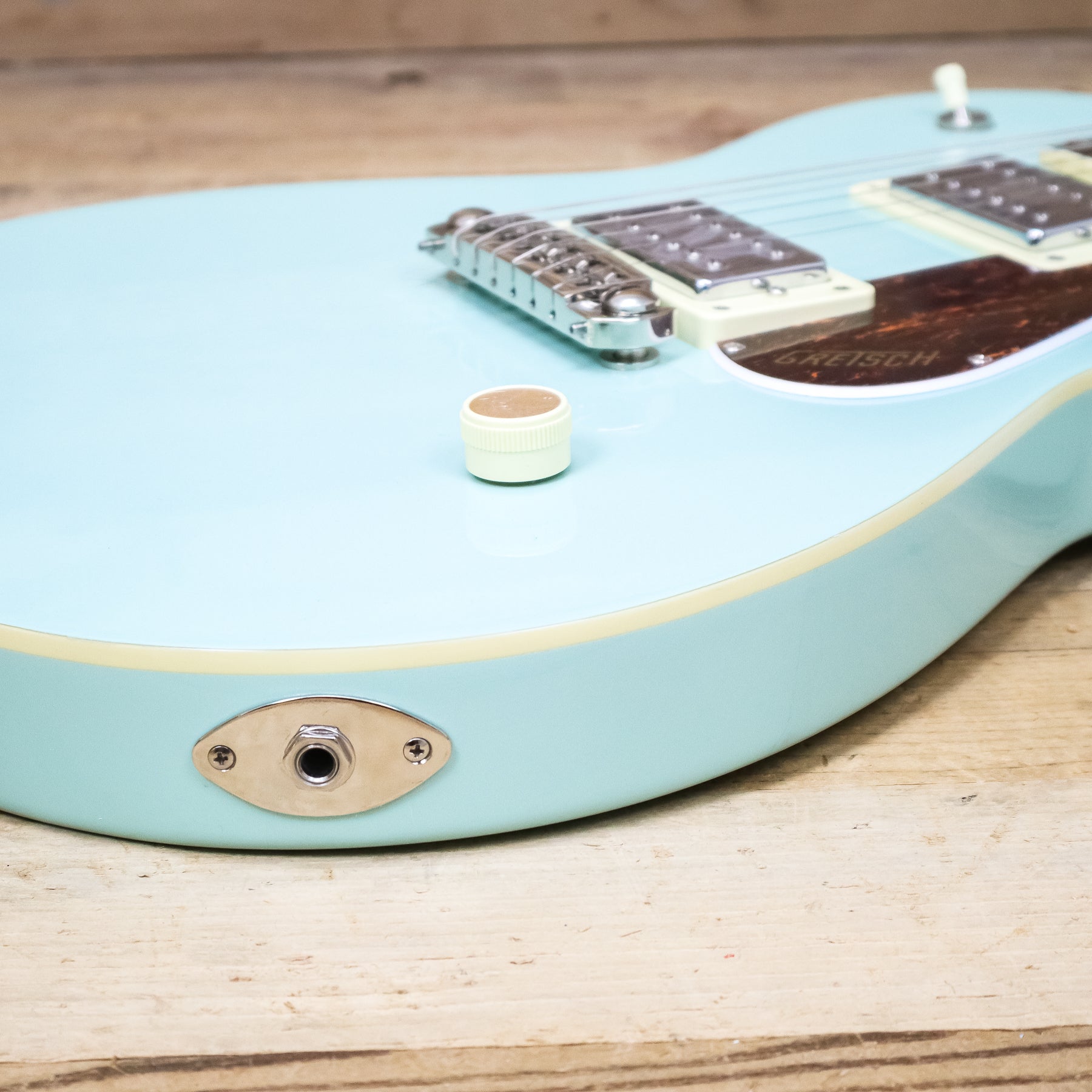 Open Box Gretsch Streamliner Jet Club Single-Cut Solid Body with Wraparound, Mint Metallic