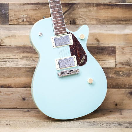 Open Box Gretsch Streamliner Jet Club Single-Cut Solid Body with Wraparound, Mint Metallic