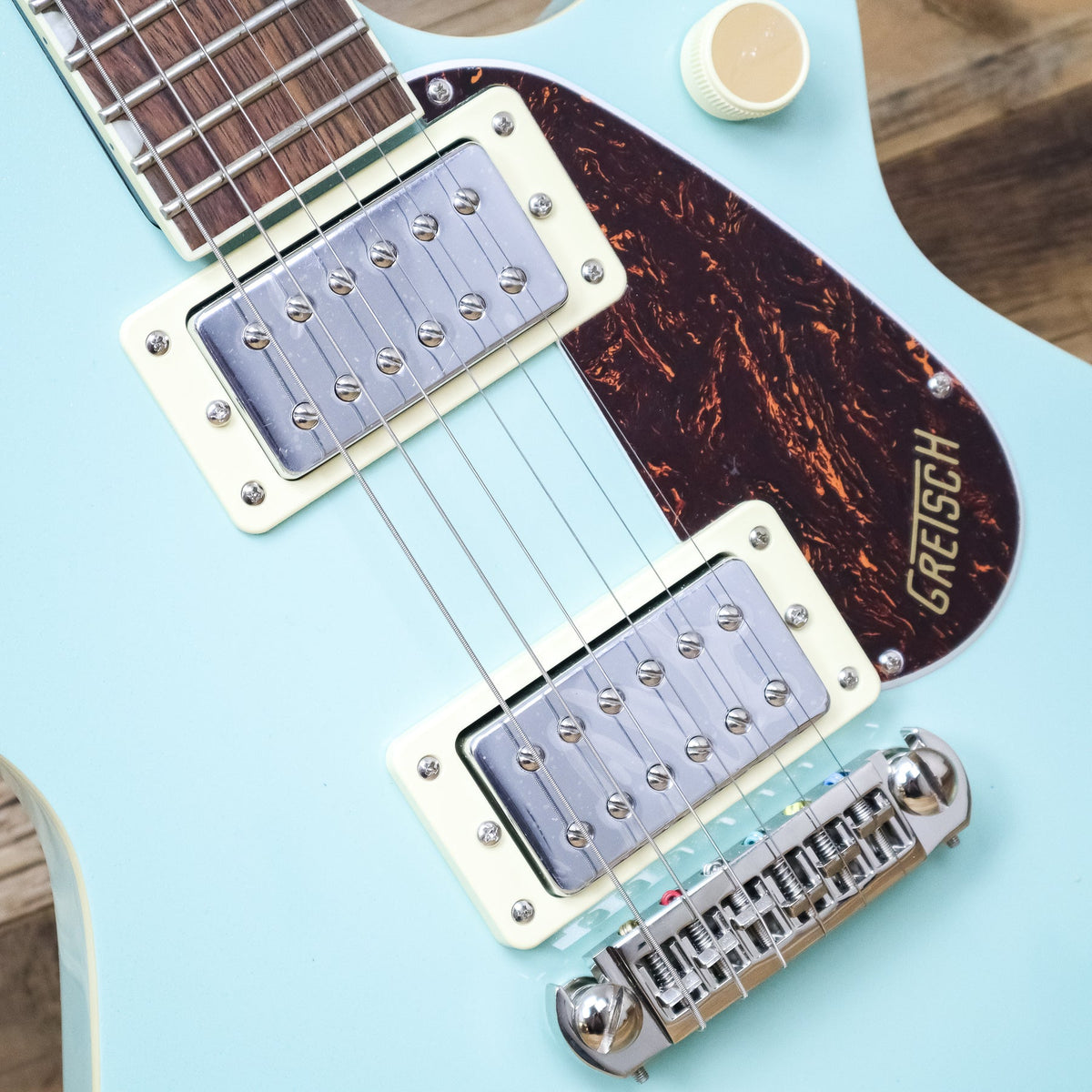Open Box Gretsch Streamliner Jet Club Single-Cut Solid Body with Wraparound, Mint Metallic