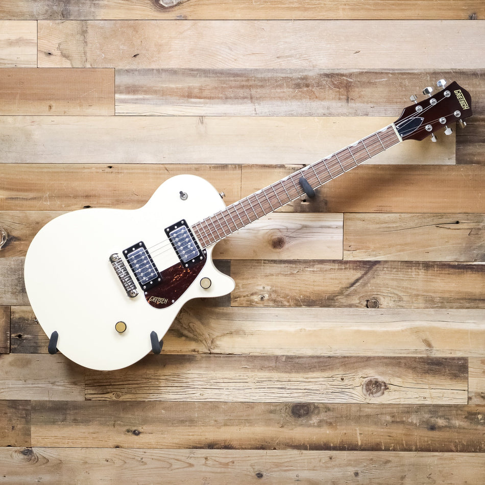 Open Box Gretsch Streamliner Jet Club Single-Cut Solid Body with Wraparound, Vintage White