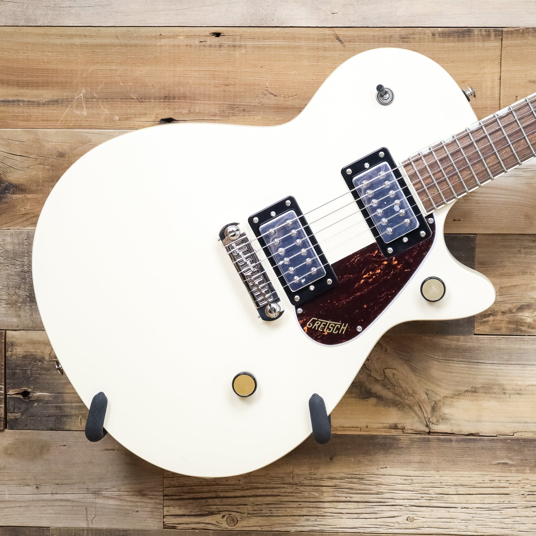 Open Box Gretsch Streamliner Jet Club Single-Cut Solid Body with Wraparound, Vintage White