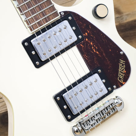 Open Box Gretsch Streamliner Jet Club Single-Cut Solid Body with Wraparound, Vintage White