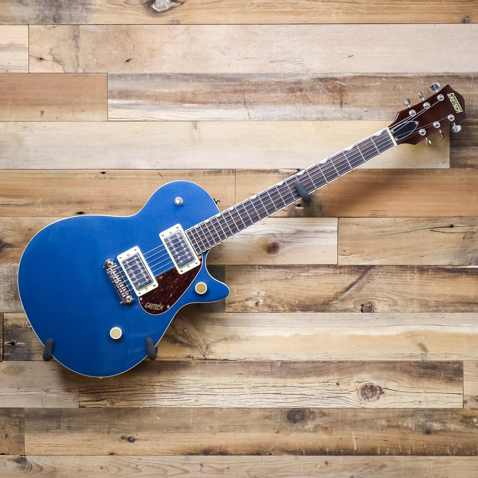 Open Box Gretsch Streamliner Jet Club Single-Cut Solid Body with Wraparound, Dark Denim