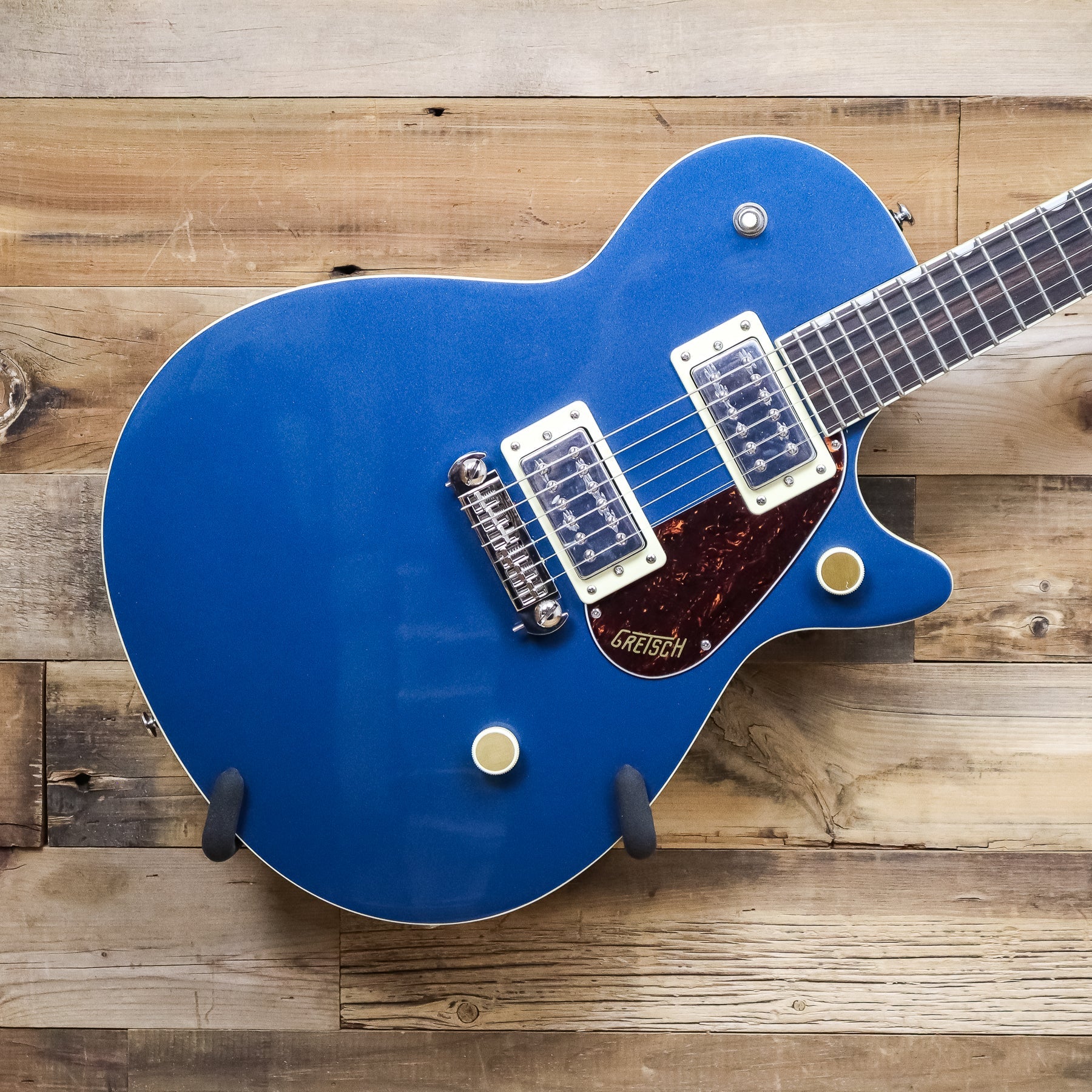 Open Box Gretsch Streamliner Jet Club Single-Cut Solid Body with Wraparound, Dark Denim