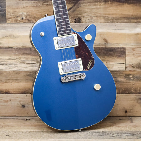 Open Box Gretsch Streamliner Jet Club Single-Cut Solid Body with Wraparound, Dark Denim
