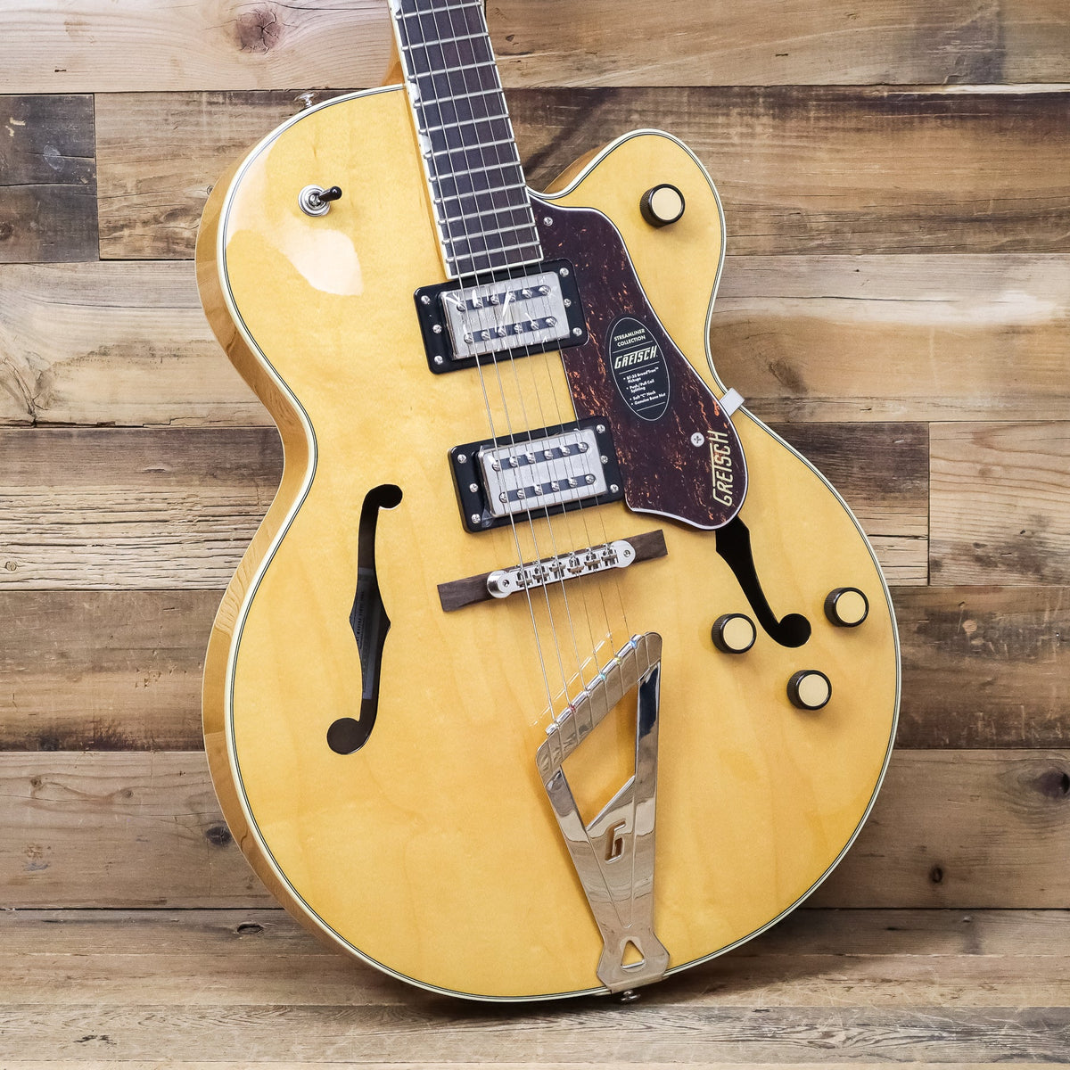Open Box Gretsch G2420 Streamliner Hollow Body with Chromatic II, Broad'Tron BT-3S Pickups, Village Amber