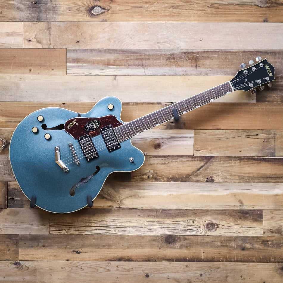 Open Box Gretsch G2622LH Streamliner Center Block with V-Stoptail, Left-Handed, Broad'Tron BT-3S Pickups, Gunmetal