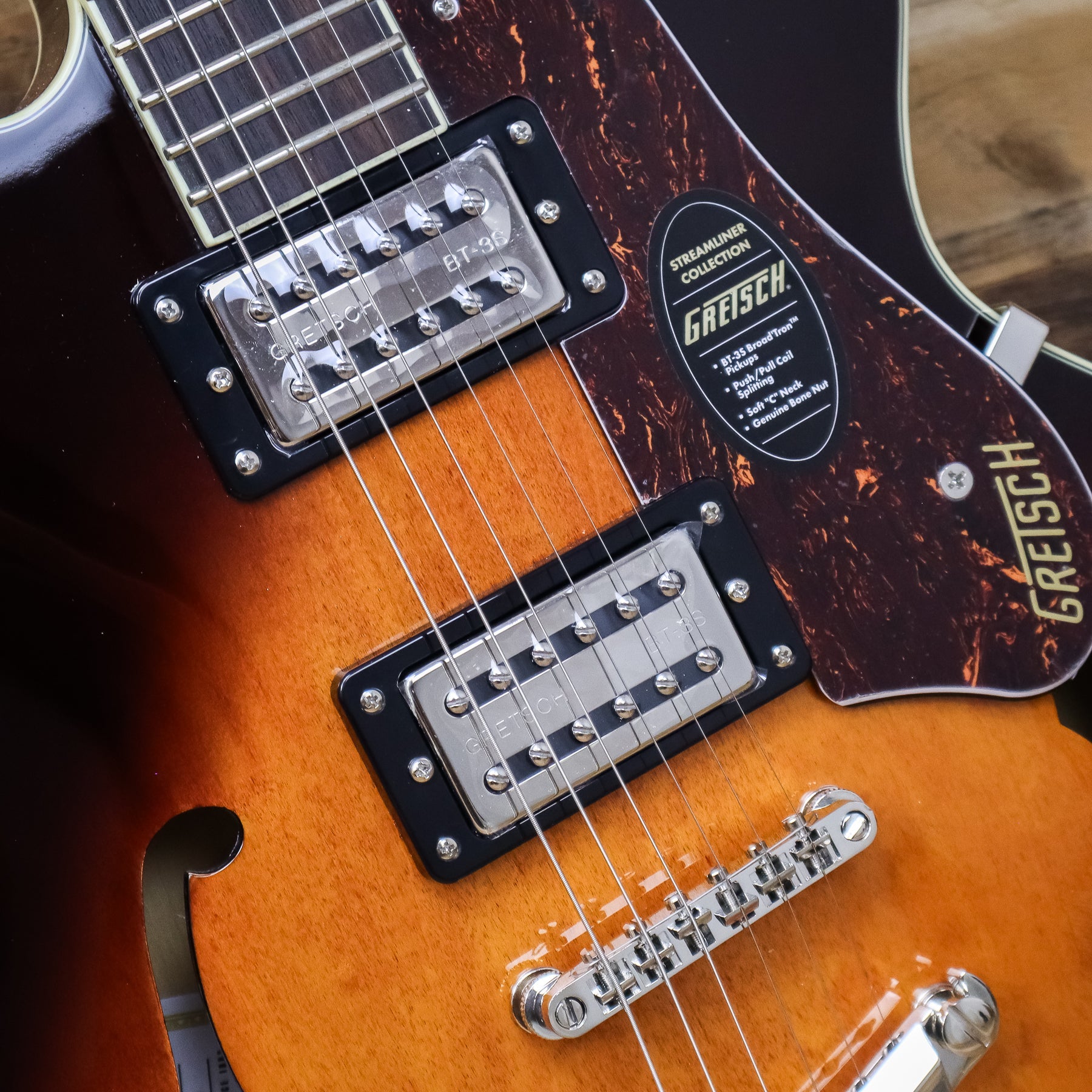 Open Box Gretsch G2622 Streamliner Center Block with V-Stoptail, Broad’Tron BT-3S Pickups, Forge Glow