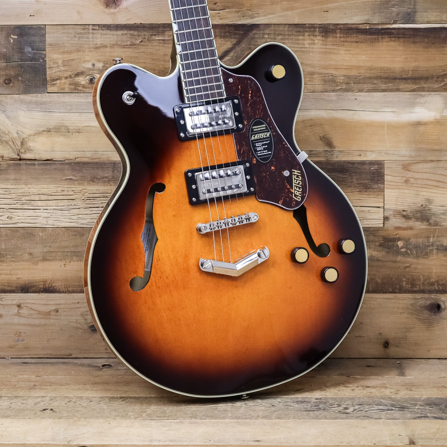 Open Box Gretsch G2622 Streamliner Center Block with V-Stoptail, Broad’Tron BT-3S Pickups, Forge Glow